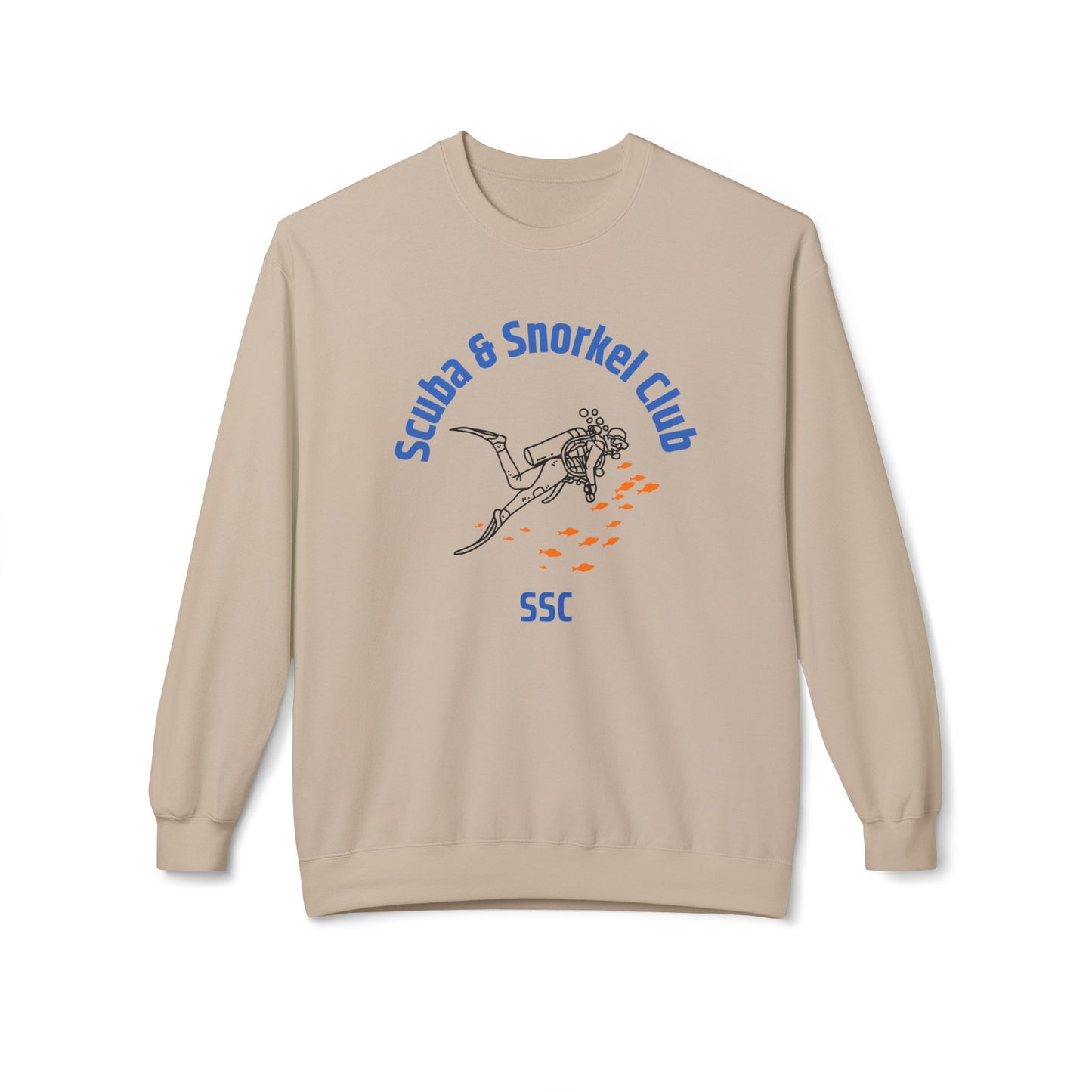 SSC Logo Sweatshirt - Front Only Gildan Midweight Softstyle Fleece Crewneck Unisex