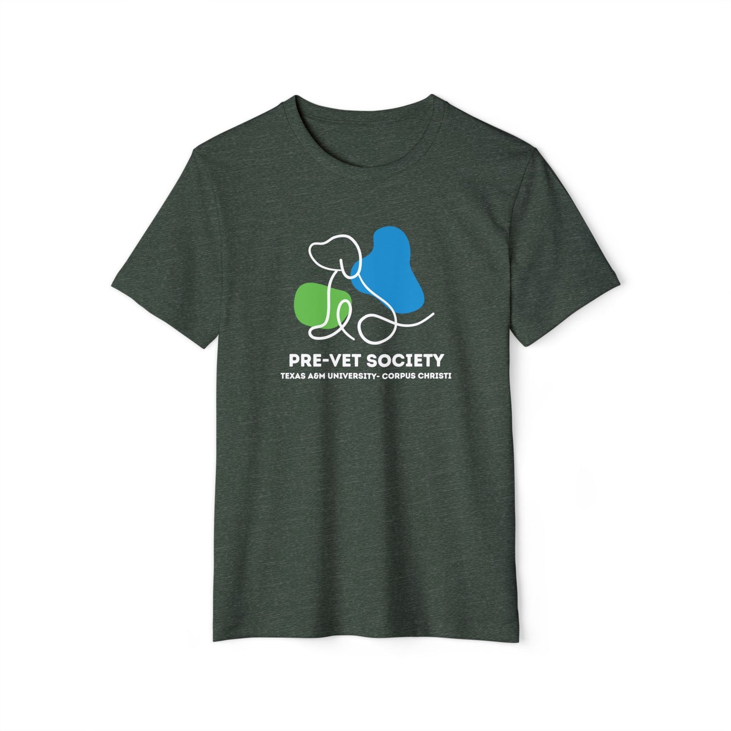 Pre-Vet Society Logo Bella Canvas Recycled Organic T-Shirt Unisex