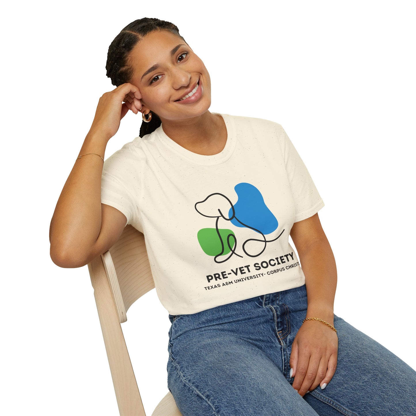 Pre-Vet Society Logo Unisex Gildan Softstyle T-Shirt
