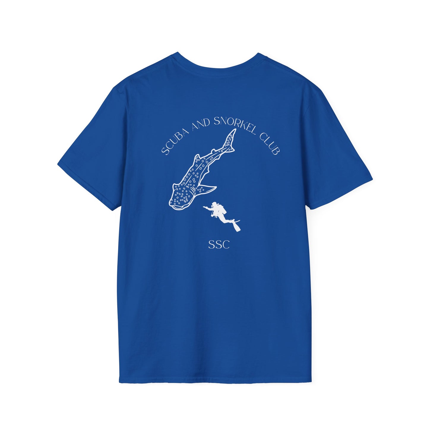 SSC Whale Shark T-Shirt | Soft & Stylish Club Tee – Front Logo, Back Graphic (Unisex)