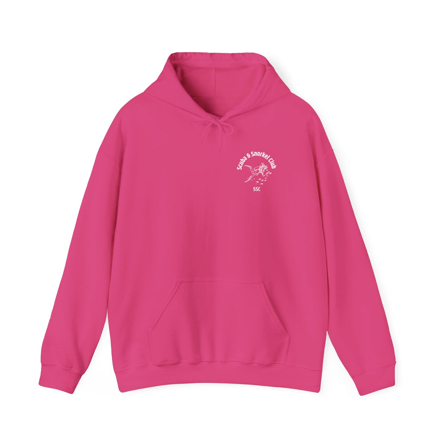 SSC Pullover Hoodie | Front Logo & Whale Shark Back (Unisex) – Perfect for Cozy Days and Gifts