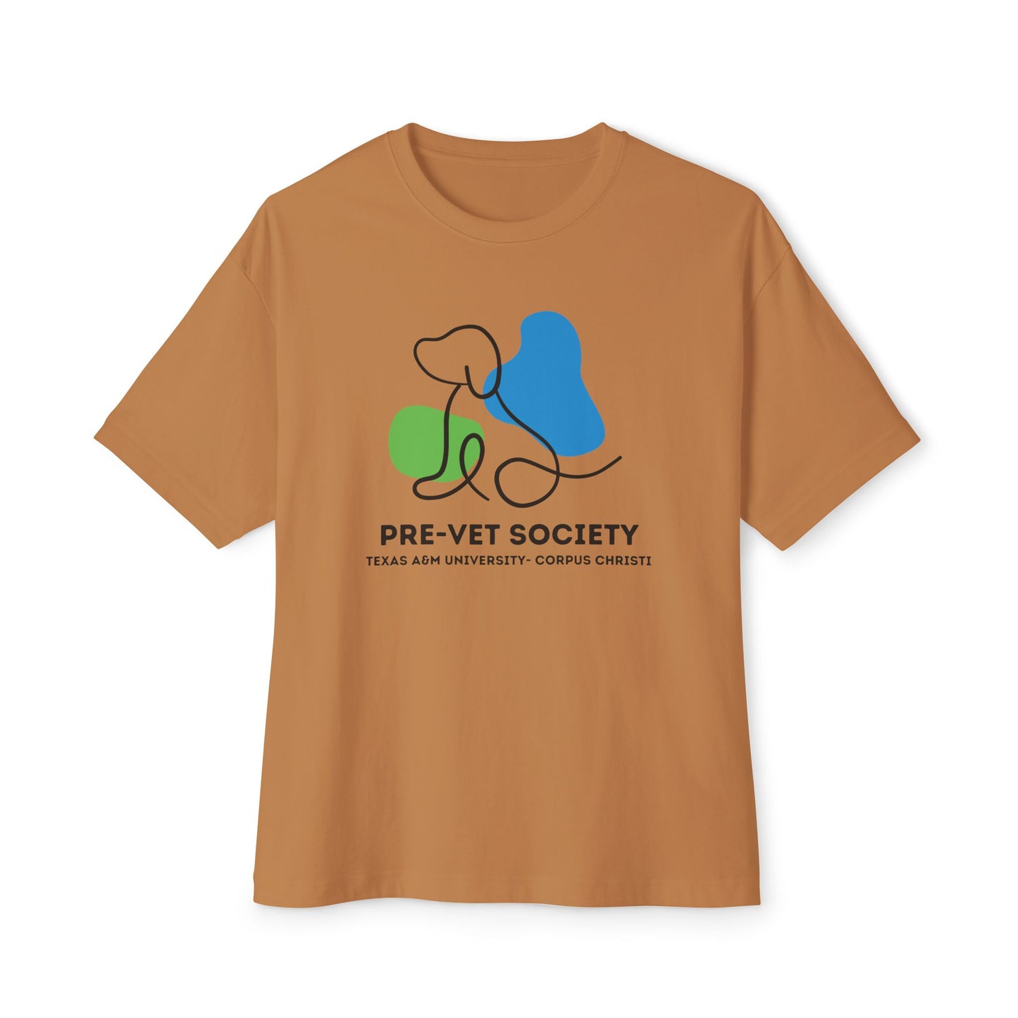 Pre-Vet Society Logo Bella Canvas Oversized Boxy Tee Unisex