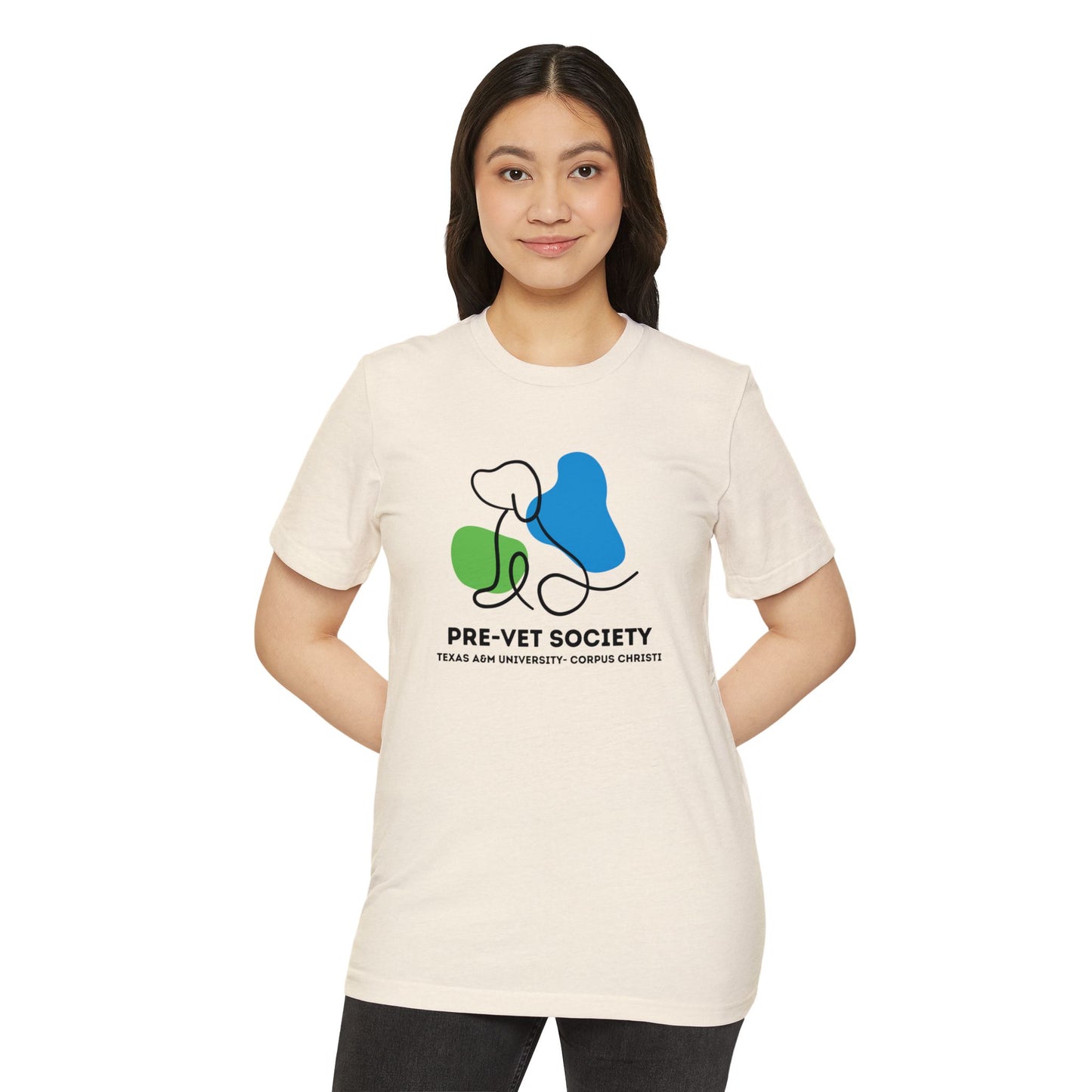 Pre-Vet Society Logo Bella Canvas Recycled Organic T-Shirt Unisex