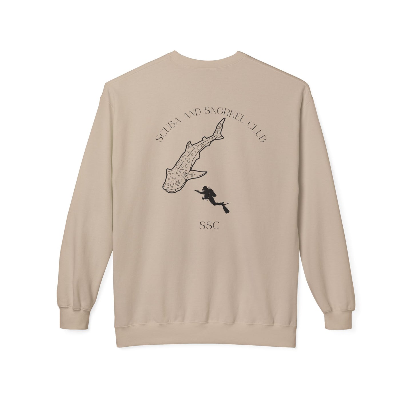 SSC Sweatshirt | Front Logo & Whale Shark Back (Unisex) β Soft and Cozy