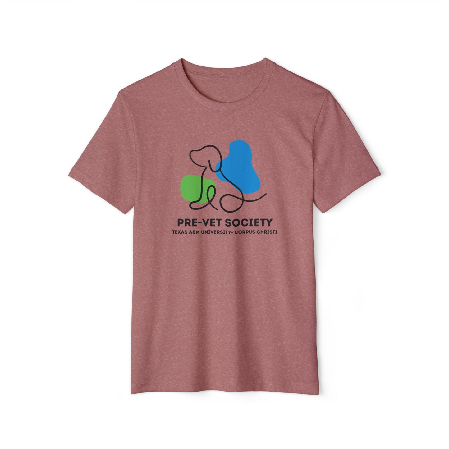 Pre-Vet Society Logo Bella Canvas Recycled Organic T-Shirt Unisex