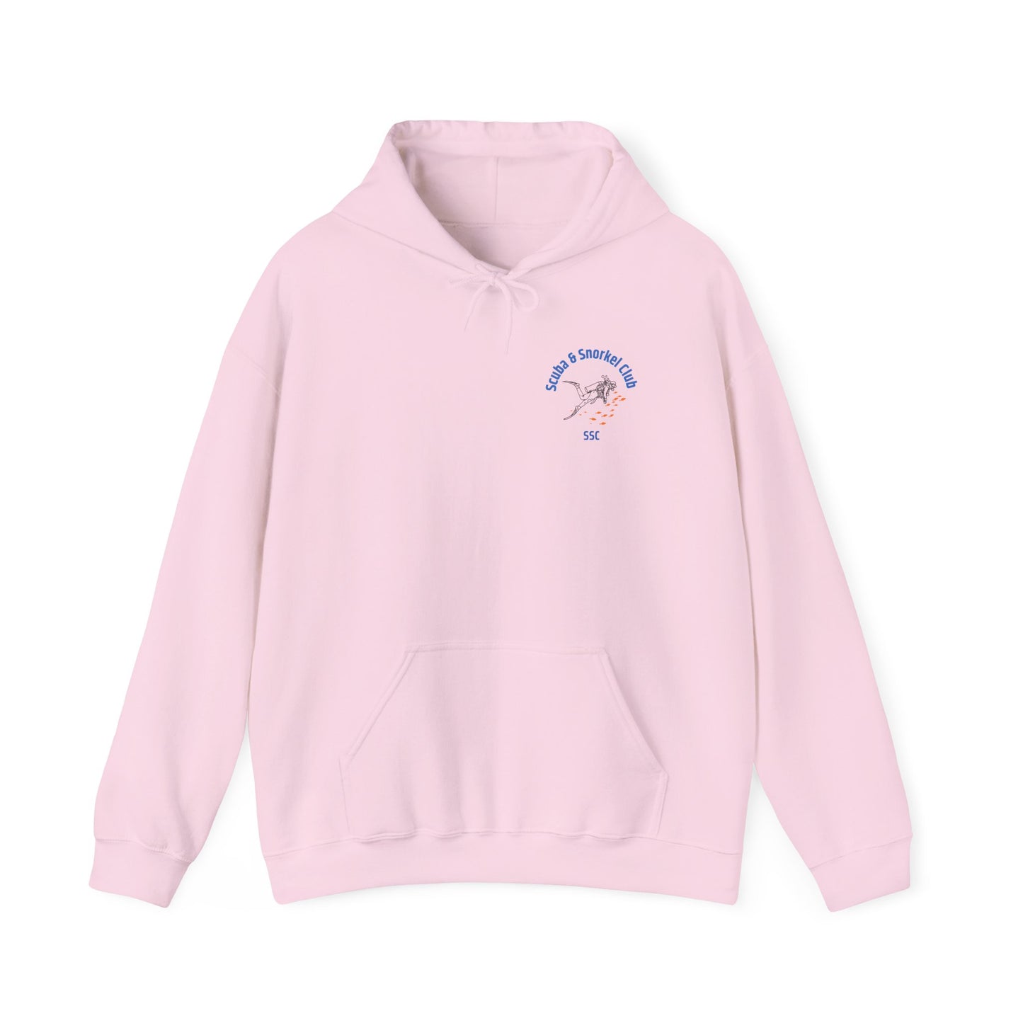 SSC Pullover Hoodie | Front Logo & Whale Shark Back (Unisex) – Perfect for Cozy Days and Gifts