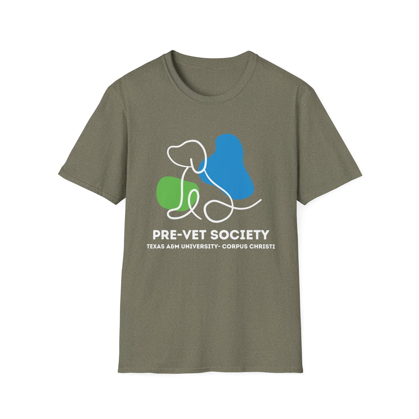 Pre-Vet Society Logo Unisex Gildan Softstyle T-Shirt