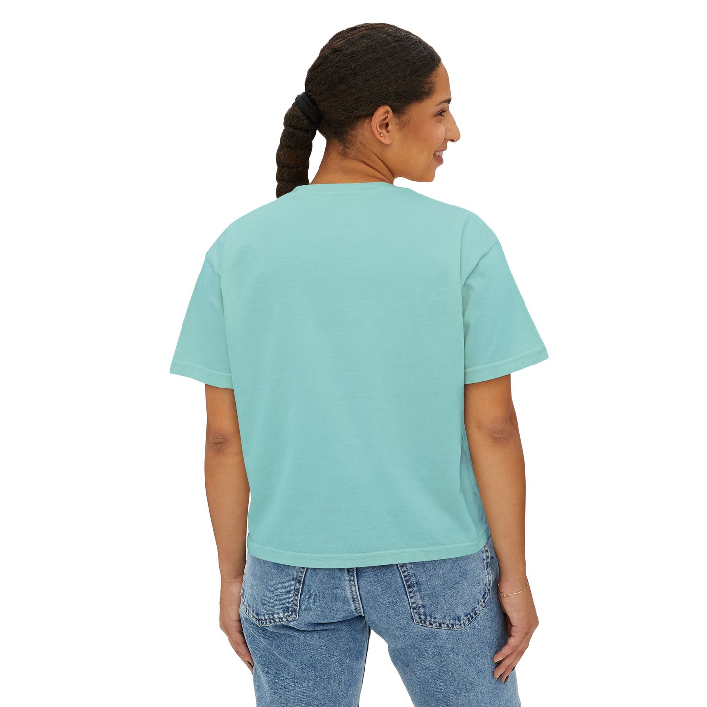 Pre-Vet Society Animal Anatomy Comfort Colors Women's Crop Boxy Tee