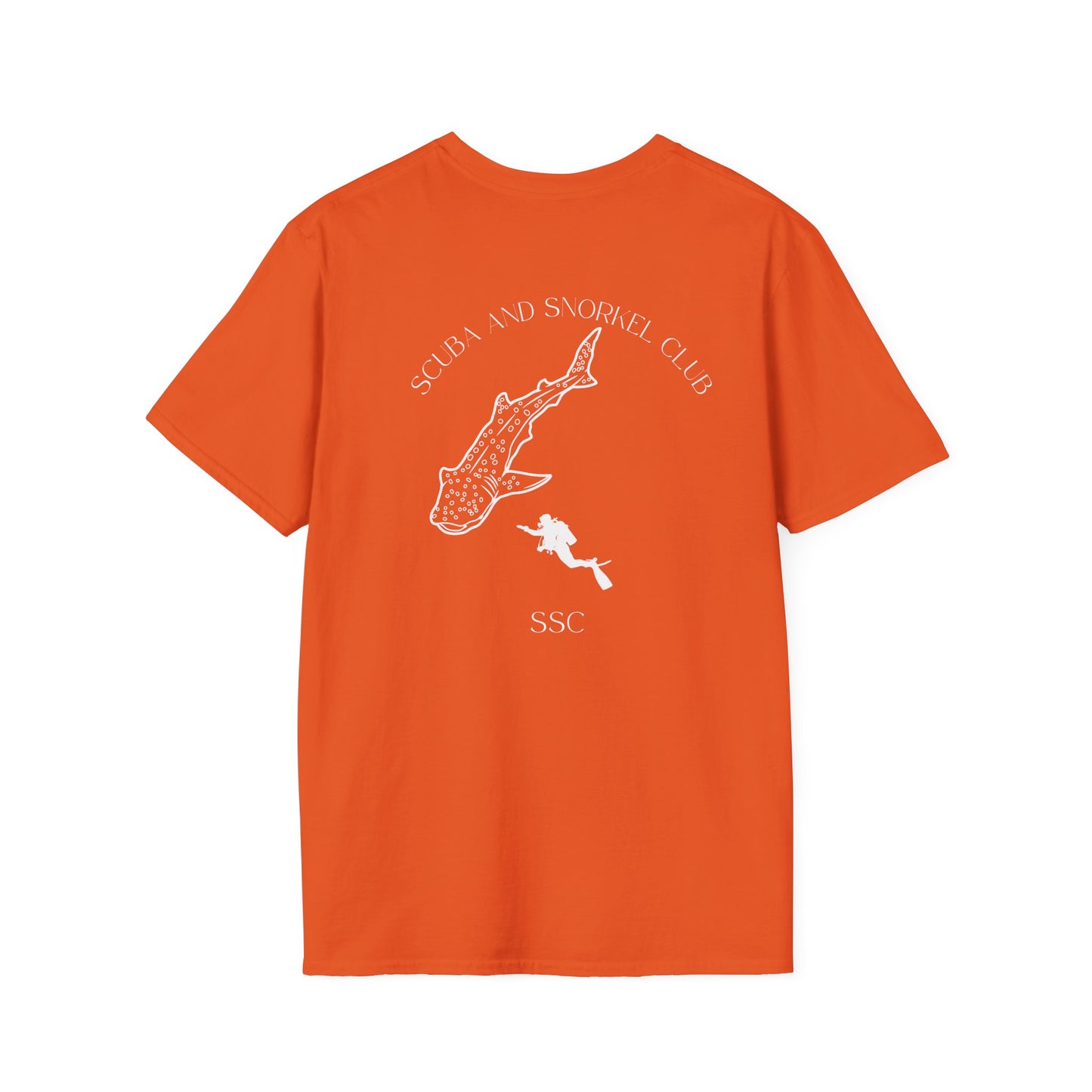 SSC Whale Shark T-Shirt | Soft & Stylish Club Tee – Front Logo, Back Graphic (Unisex)
