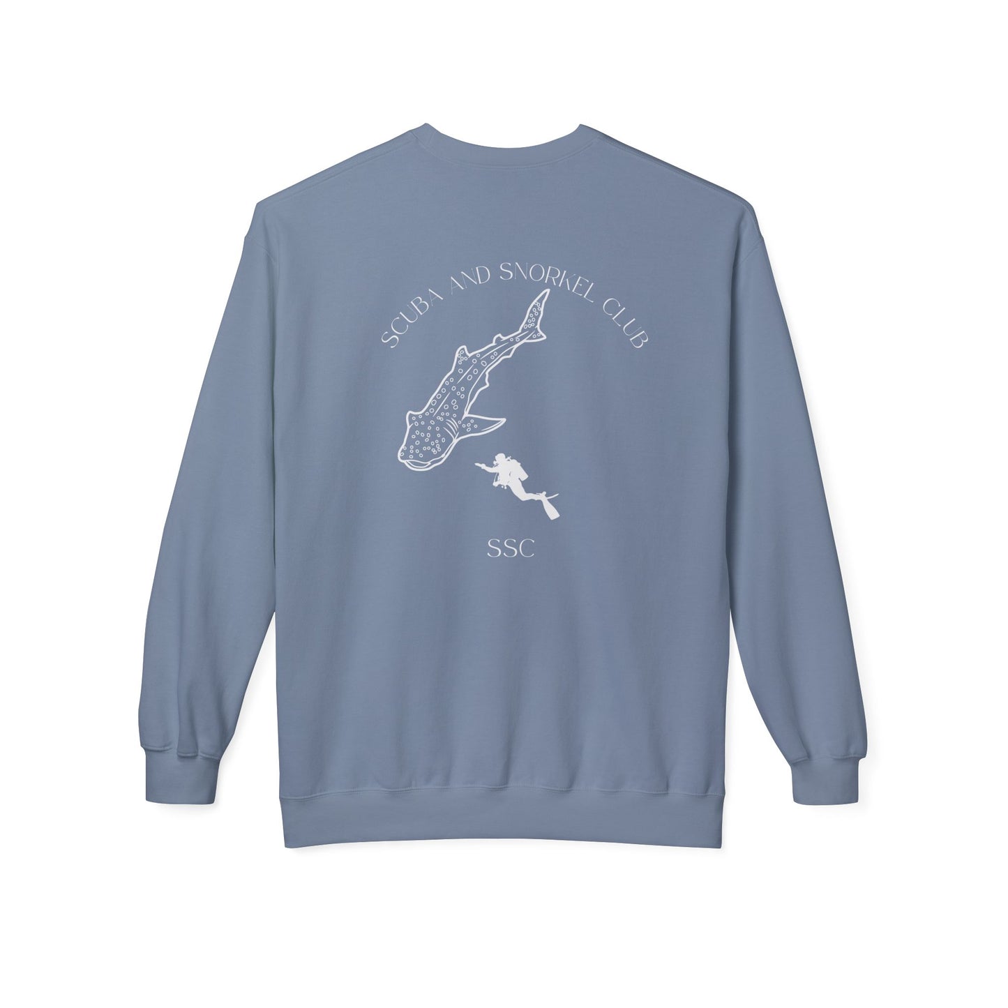 SSC Sweatshirt | Front Logo & Whale Shark Back (Unisex) β Soft and Cozy