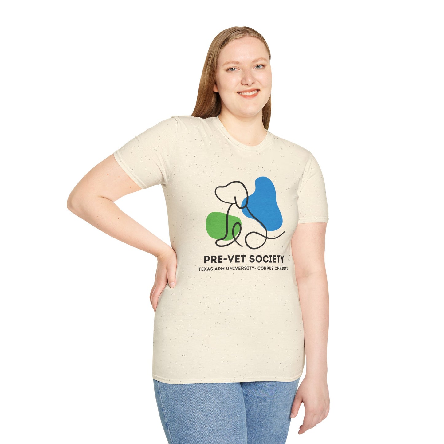 Pre-Vet Society Logo Unisex Gildan Softstyle T-Shirt