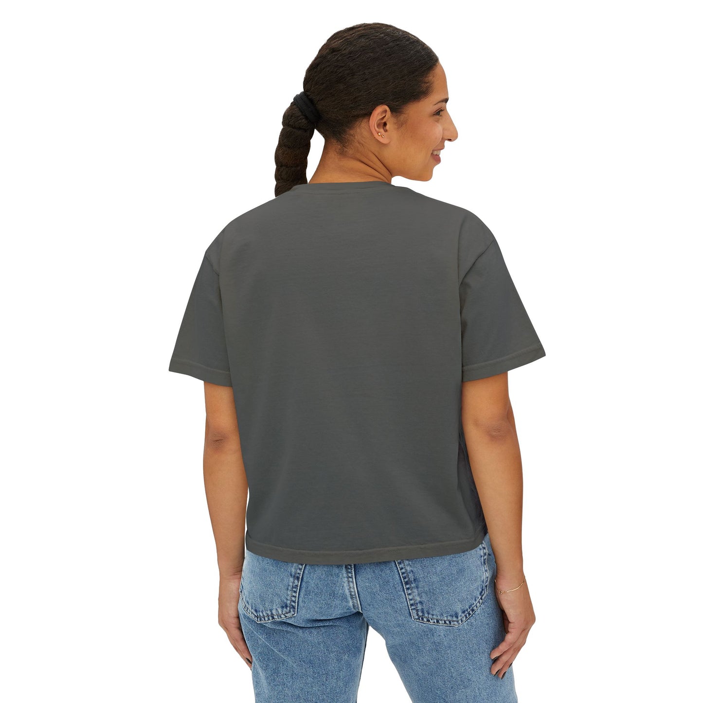 Pre-Vet Society Animal Anatomy Comfort Colors Women's Crop Boxy Tee