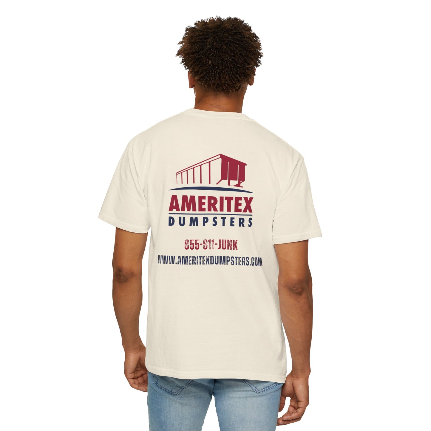 Ameritex Dumpsters "Moving America's Garbage Away" Style 2 Comfort Colors Garment-Dyed T-shirt Unisex