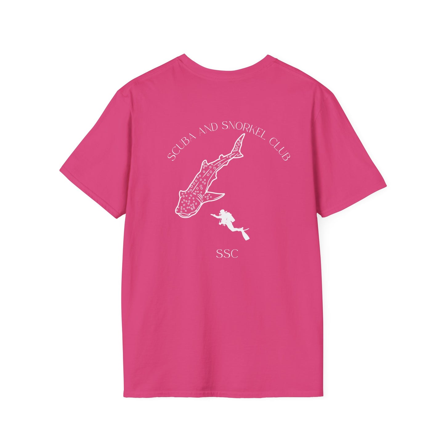 SSC Whale Shark T-Shirt | Soft & Stylish Club Tee – Front Logo, Back Graphic (Unisex)