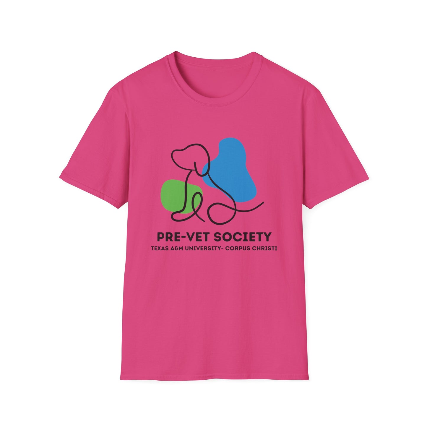 Pre-Vet Society Logo Unisex Gildan Softstyle T-Shirt