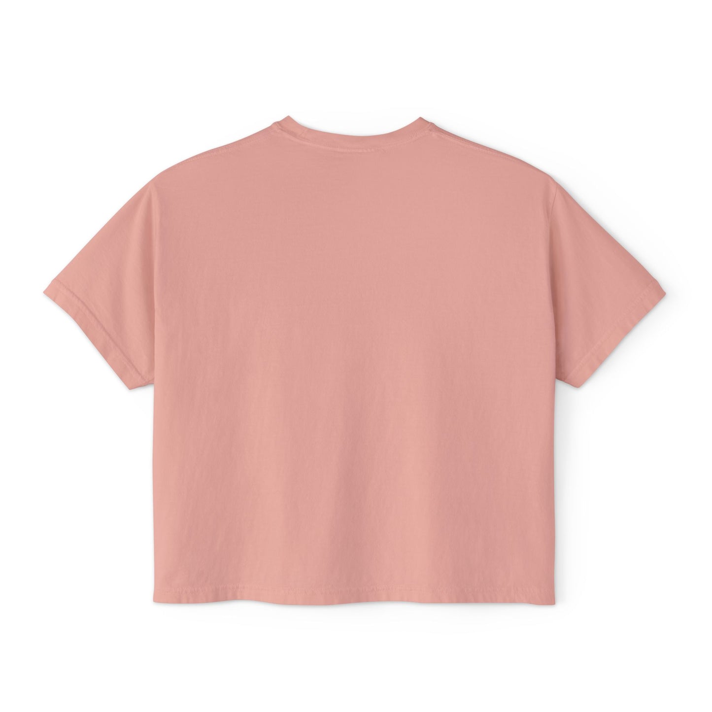 Pre-Vet Society Logo Comfort Colors Women's Crop Boxy Tee