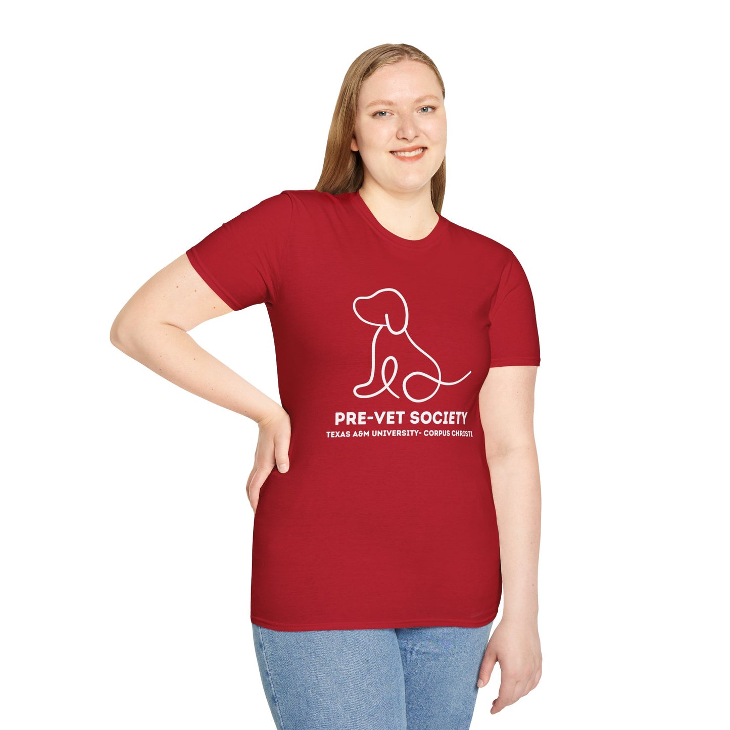 Pre-Vet Society Logo Unisex Gildan Softstyle T-Shirt