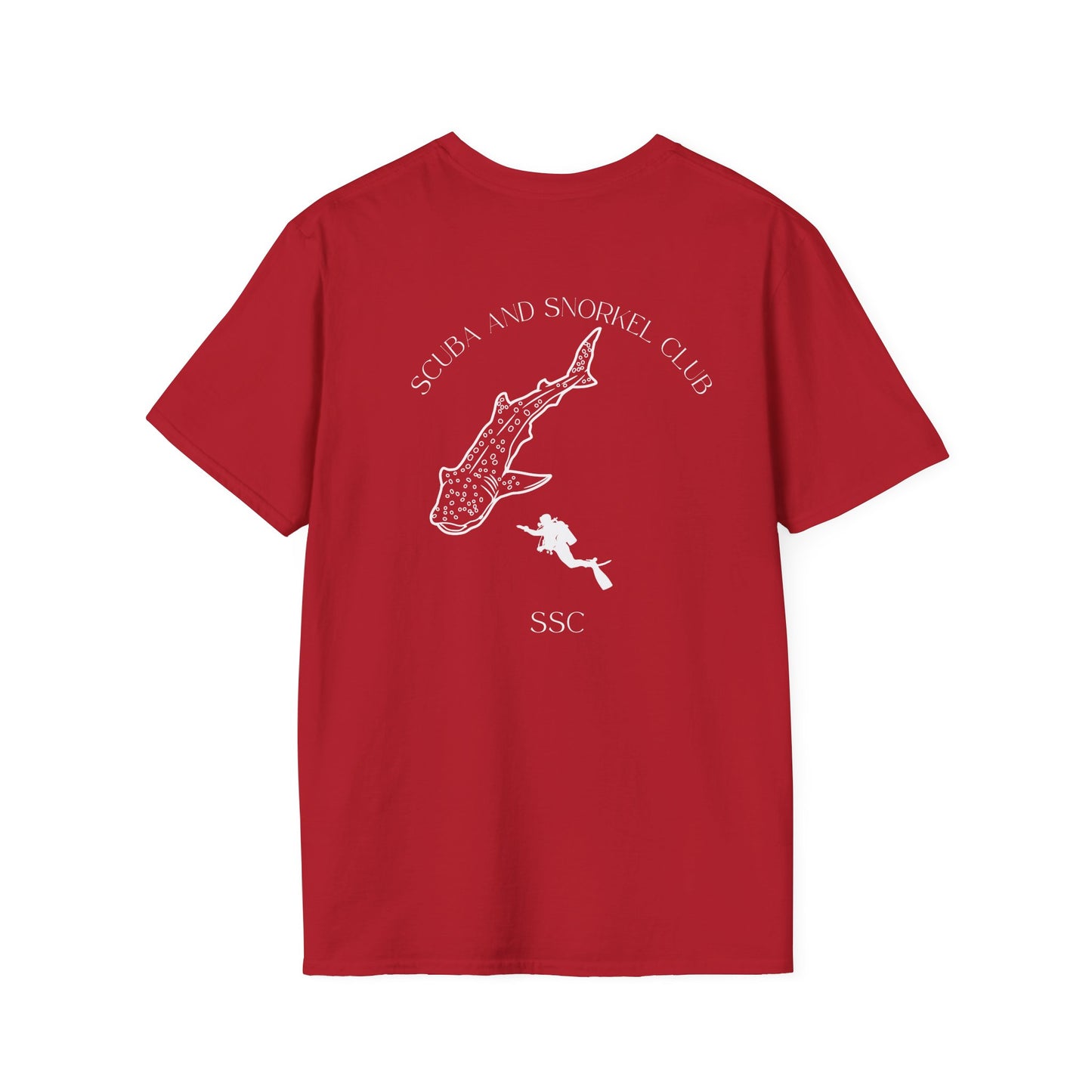 SSC Whale Shark T-Shirt | Soft & Stylish Club Tee – Front Logo, Back Graphic (Unisex)