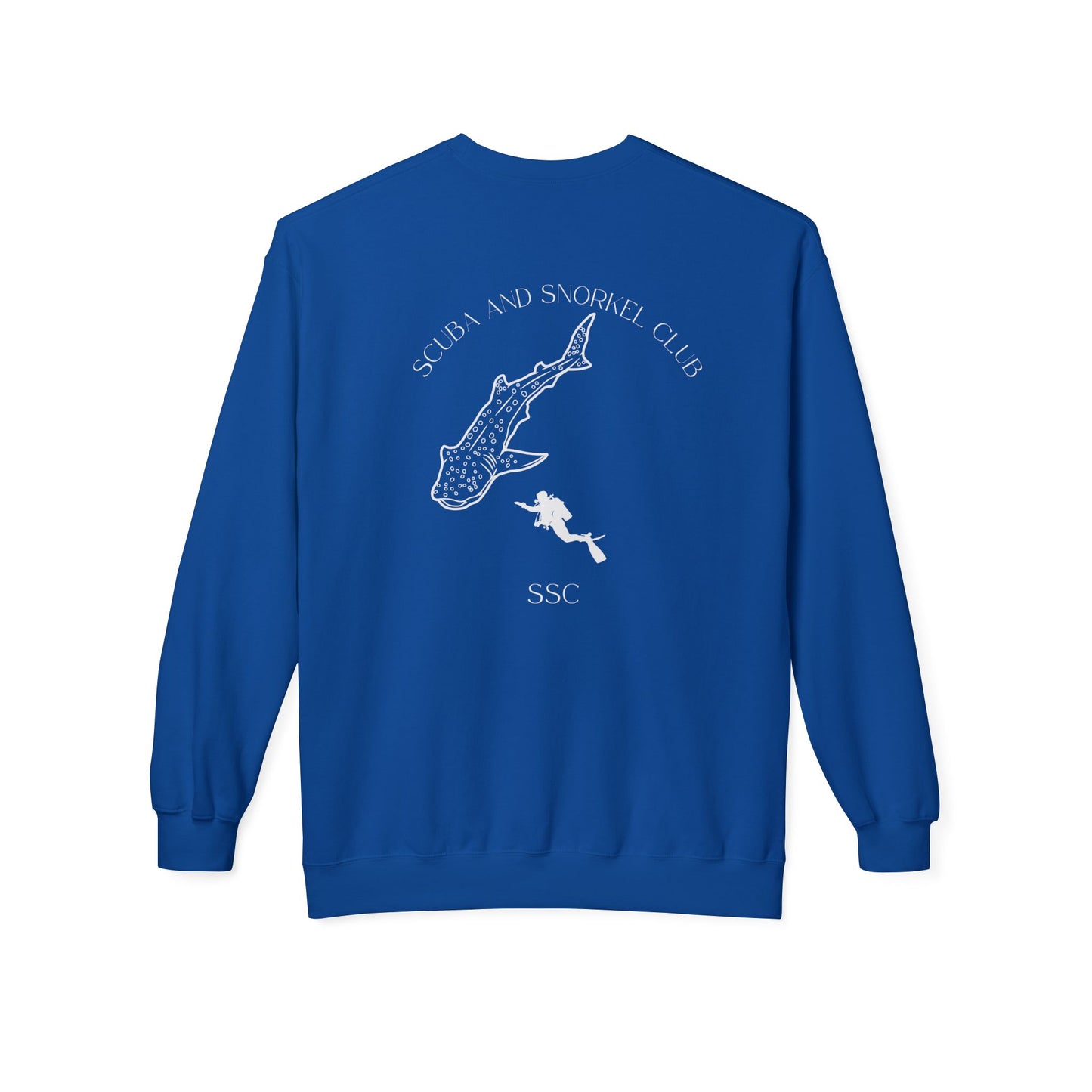 SSC Sweatshirt | Front Logo & Whale Shark Back (Unisex) β Soft and Cozy