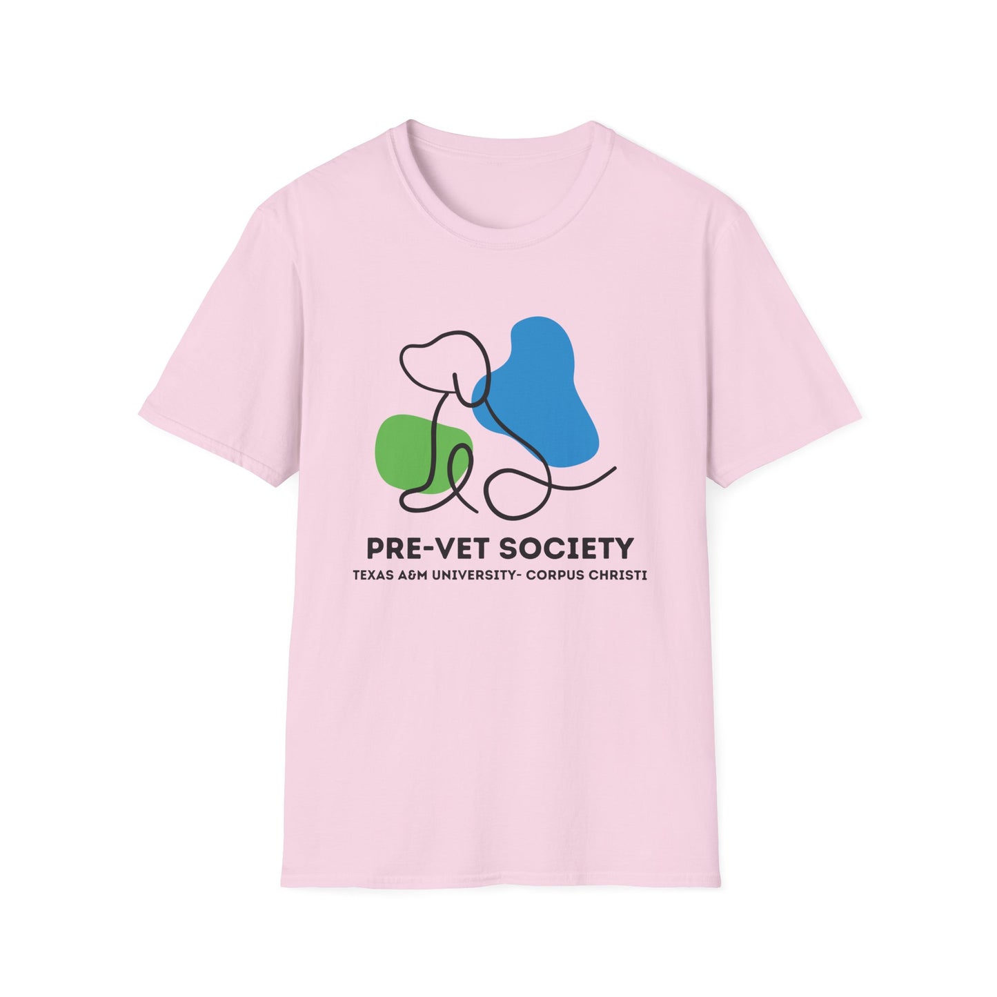 Pre-Vet Society Logo Unisex Gildan Softstyle T-Shirt