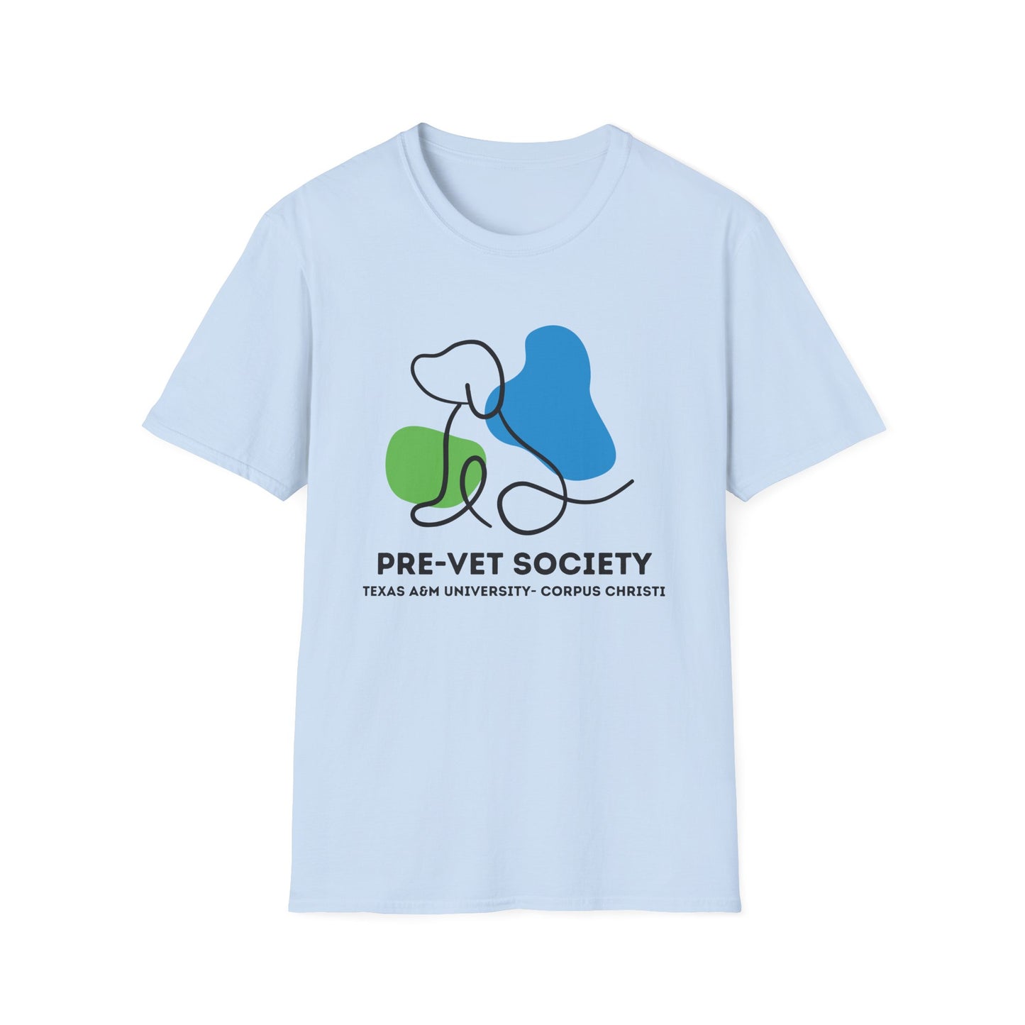 Pre-Vet Society Logo Unisex Gildan Softstyle T-Shirt