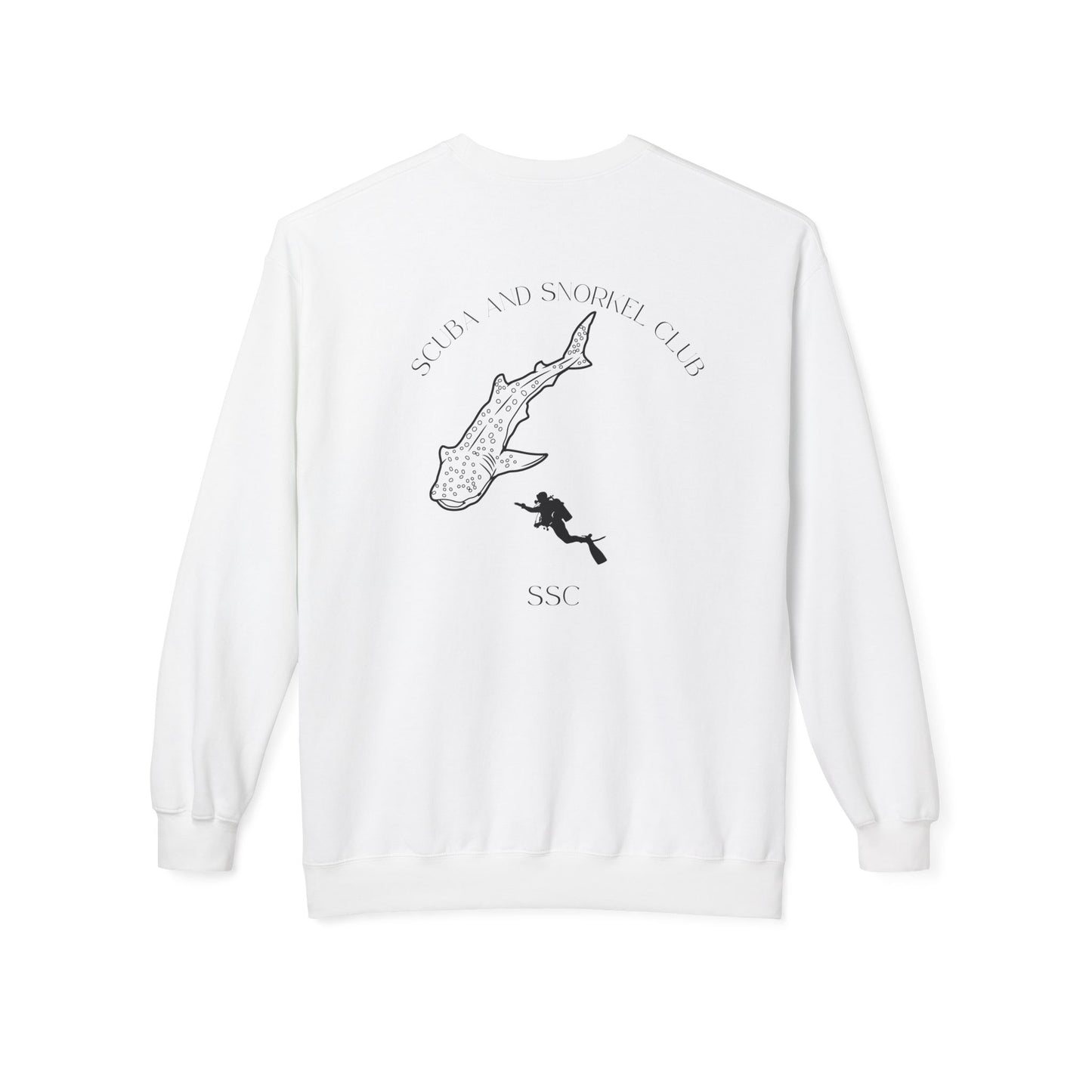 SSC Sweatshirt | Front Logo & Whale Shark Back (Unisex) β Soft and Cozy