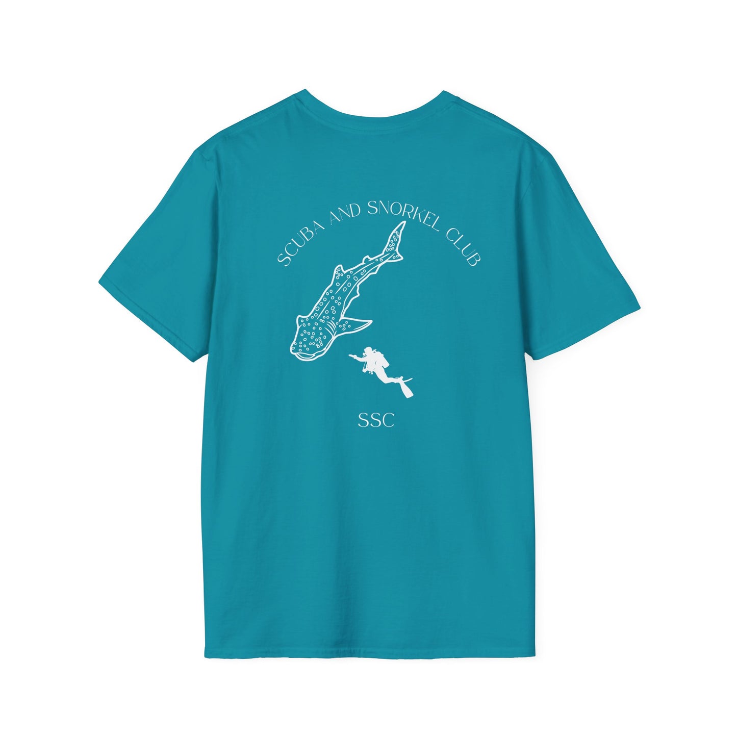 SSC Whale Shark T-Shirt | Soft & Stylish Club Tee – Front Logo, Back Graphic (Unisex)