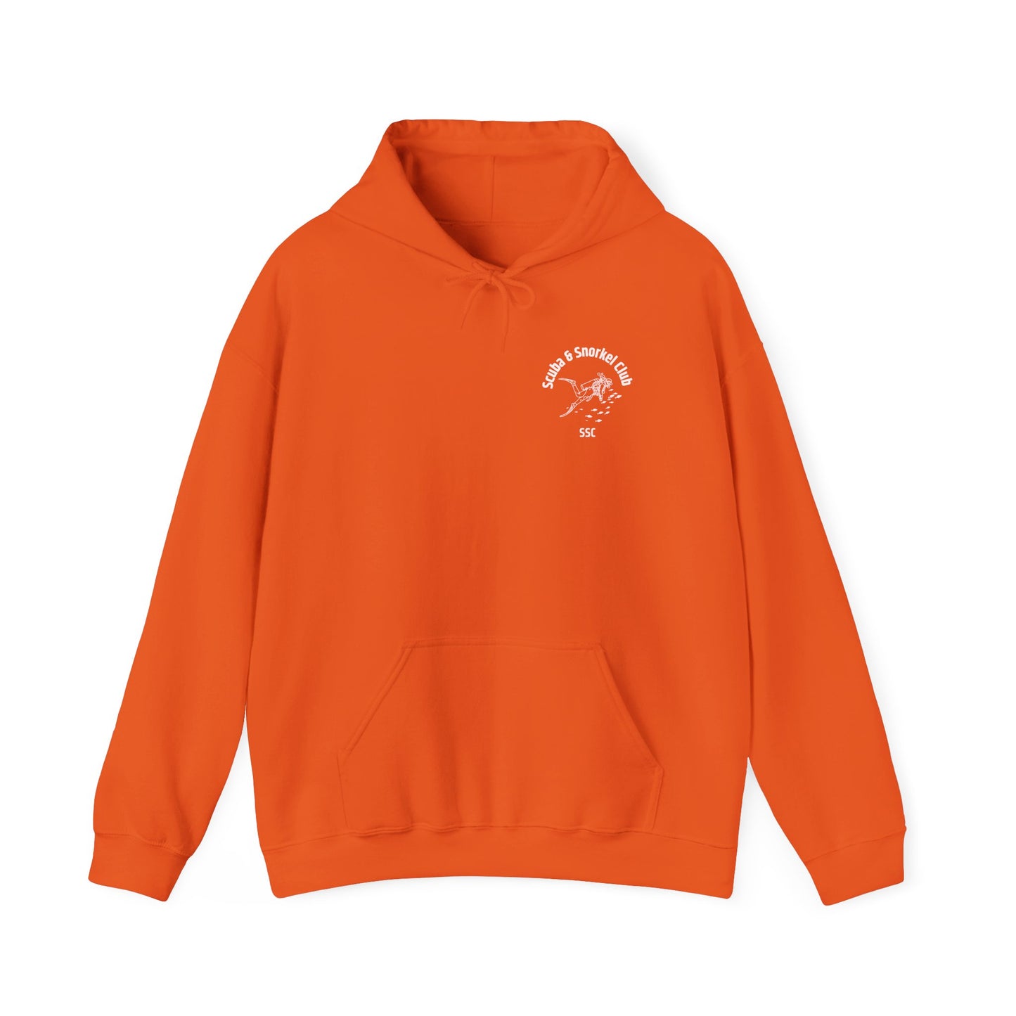 SSC Pullover Hoodie | Front Logo & Whale Shark Back (Unisex) – Perfect for Cozy Days and Gifts