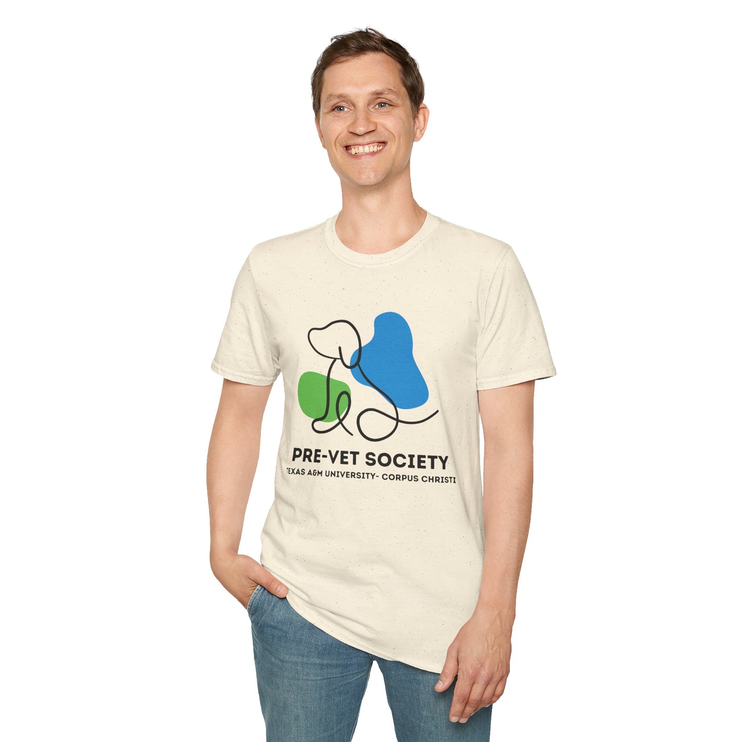 Pre-Vet Society Logo Unisex Gildan Softstyle T-Shirt