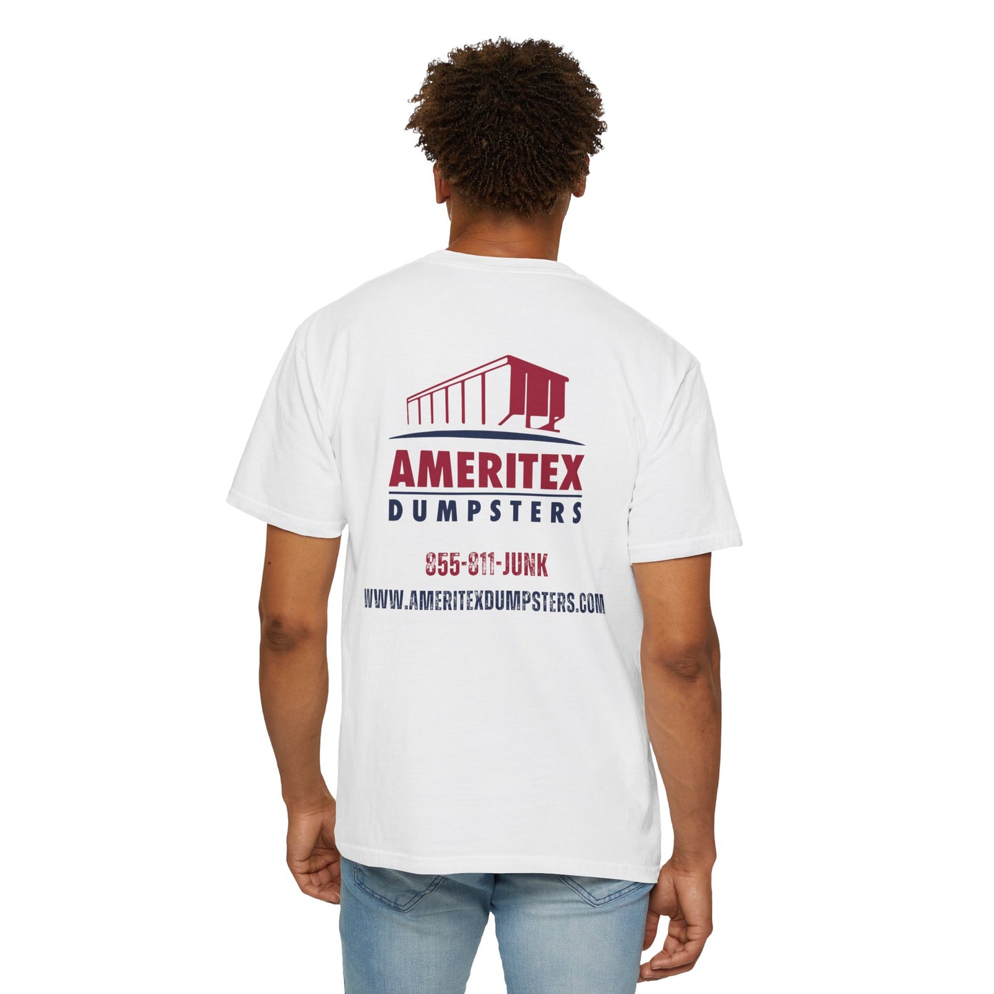 Ameritex Dumpsters "Moving America's Garbage Away" Style 2 Comfort Colors Garment-Dyed T-shirt Unisex
