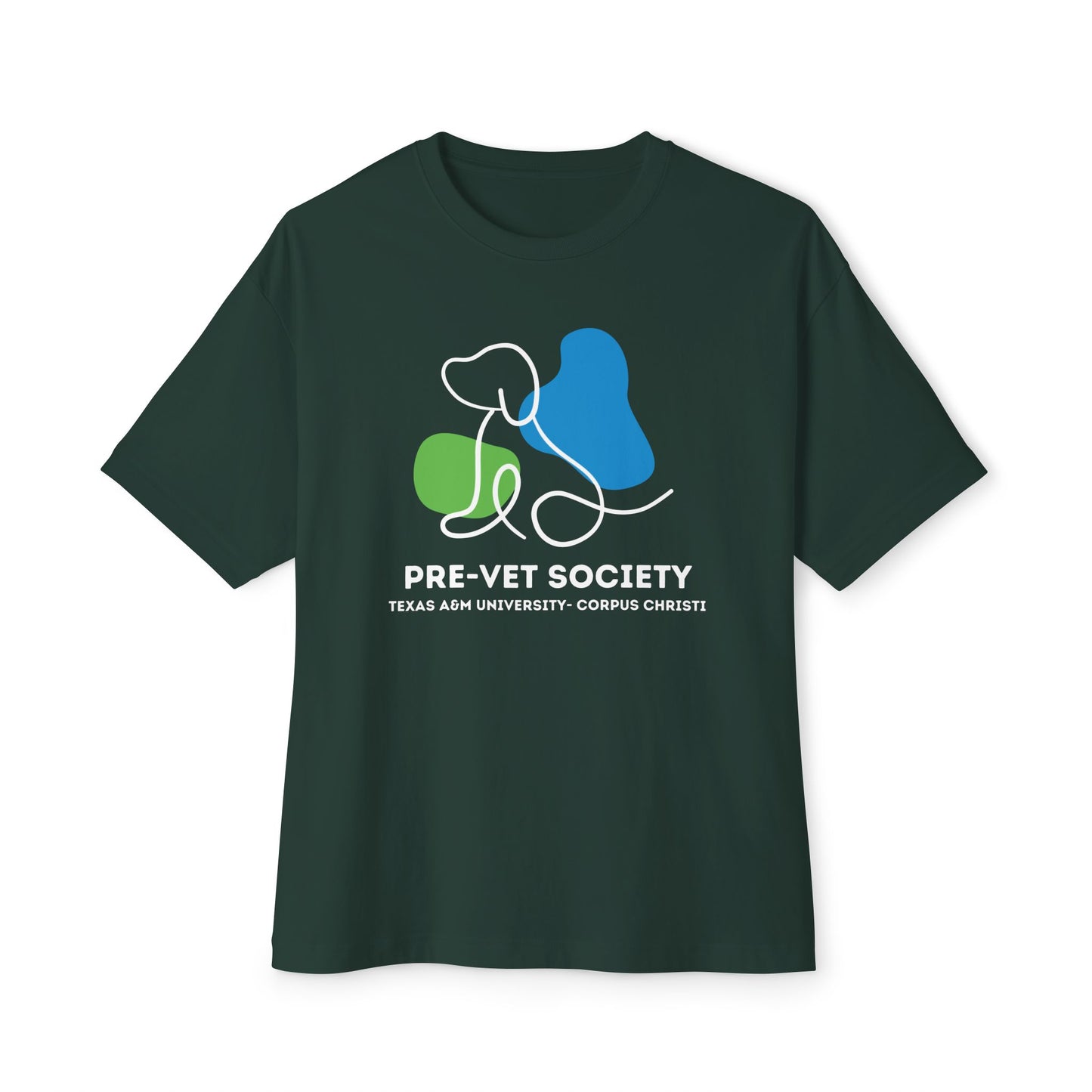 Pre-Vet Society Logo Bella Canvas Oversized Boxy Tee Unisex