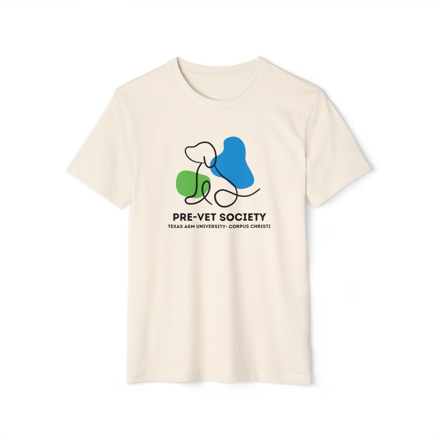 Pre-Vet Society Logo Bella Canvas Recycled Organic T-Shirt Unisex