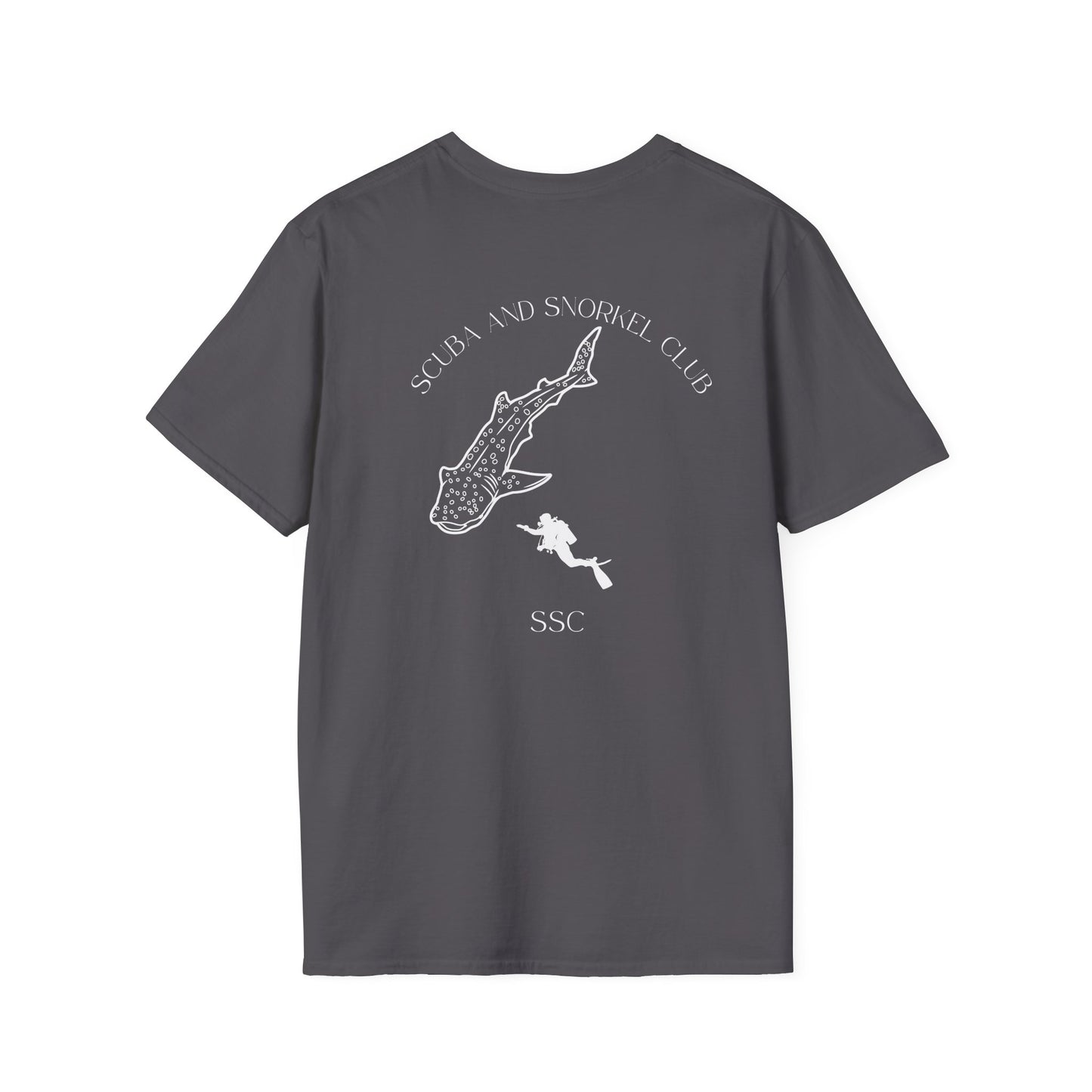 SSC Whale Shark T-Shirt | Soft & Stylish Club Tee – Front Logo, Back Graphic (Unisex)