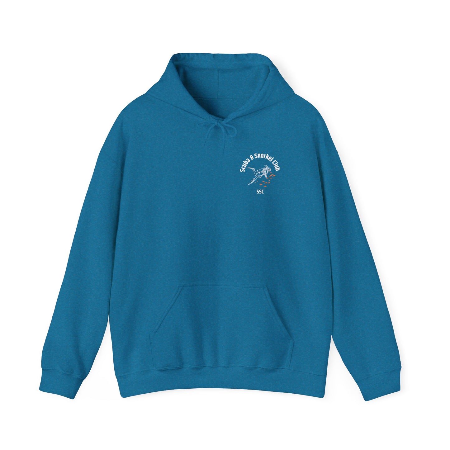 SSC Pullover Hoodie | Front Logo & Whale Shark Back (Unisex) – Perfect for Cozy Days and Gifts