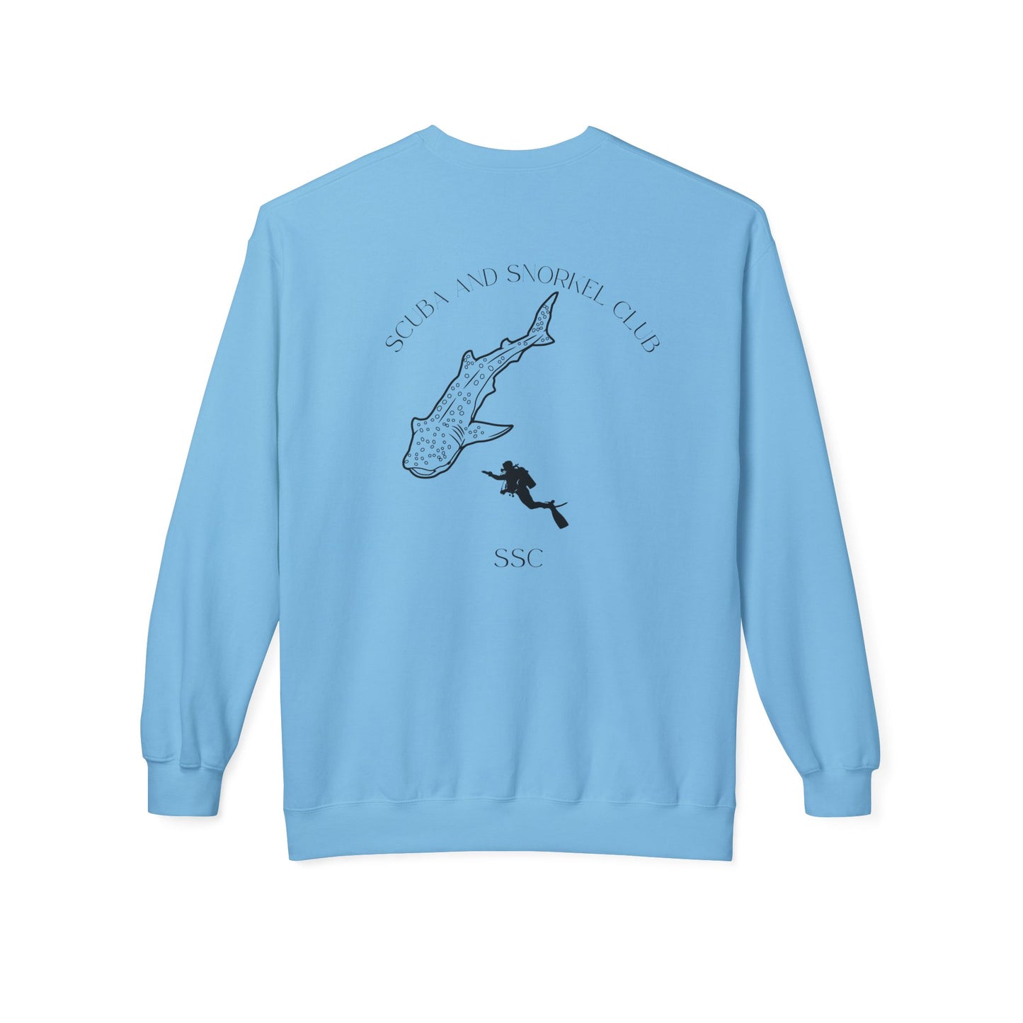 SSC Sweatshirt | Front Logo & Whale Shark Back (Unisex) β Soft and Cozy