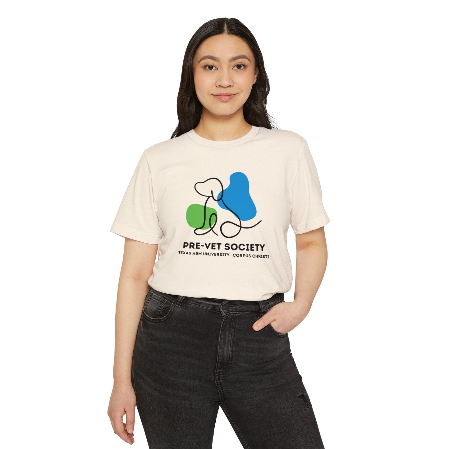 Pre-Vet Society Logo Bella Canvas Recycled Organic T-Shirt Unisex
