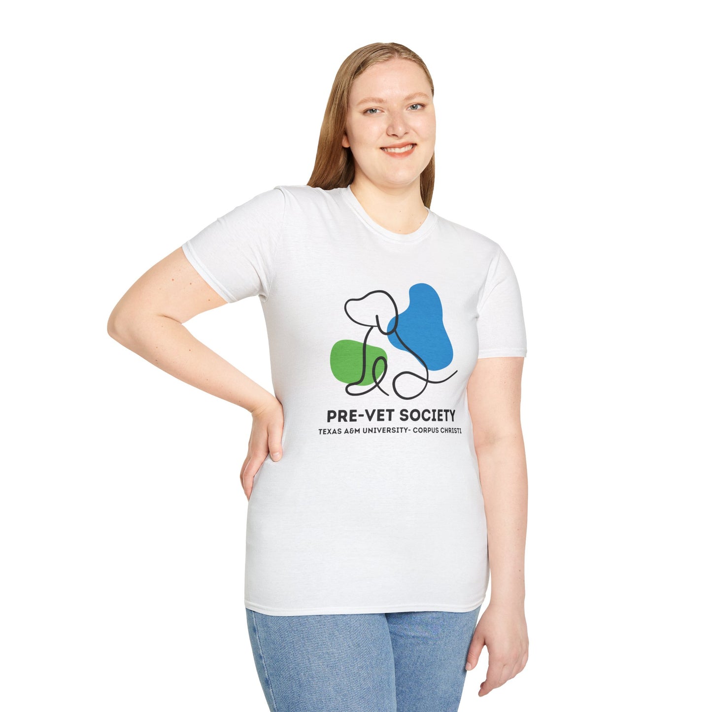 Pre-Vet Society Logo Unisex Gildan Softstyle T-Shirt