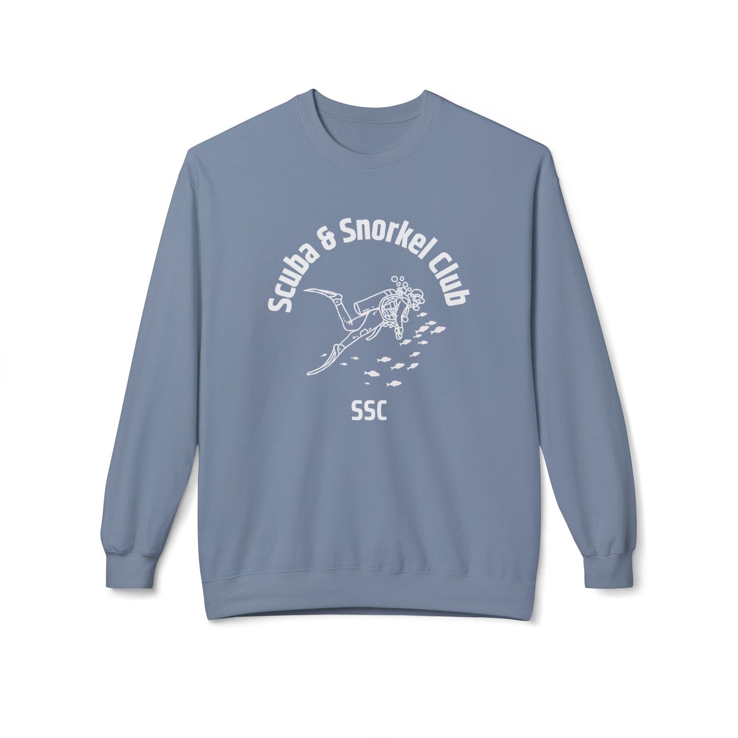 SSC Logo Sweatshirt - Front Only Gildan Midweight Softstyle Fleece Crewneck Unisex