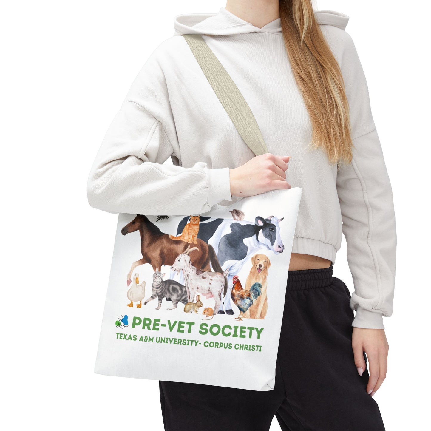 Pre-Vet Society Medium Size Tote Bag