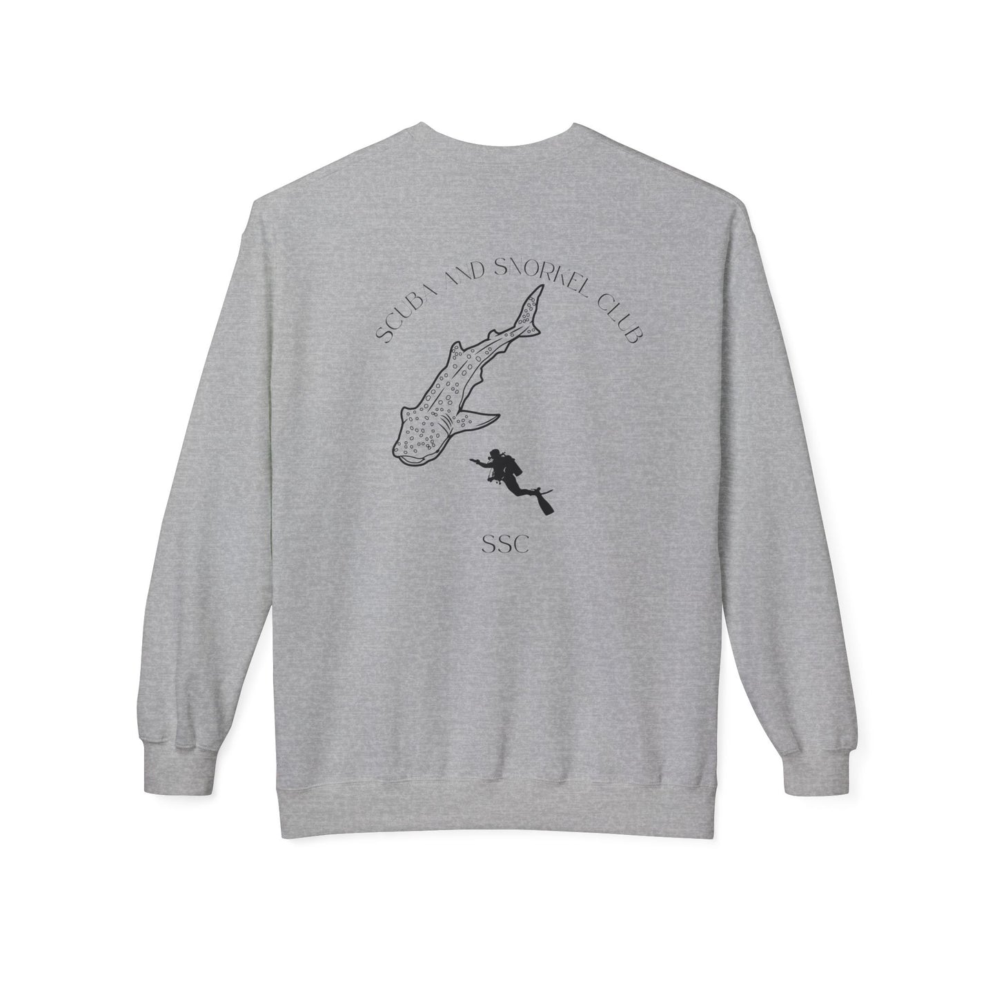 SSC Sweatshirt | Front Logo & Whale Shark Back (Unisex) β Soft and Cozy
