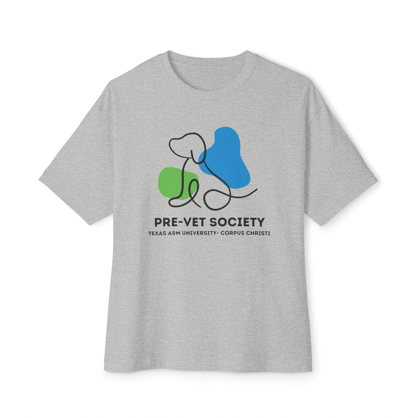 Pre-Vet Society Logo Bella Canvas Oversized Boxy Tee Unisex