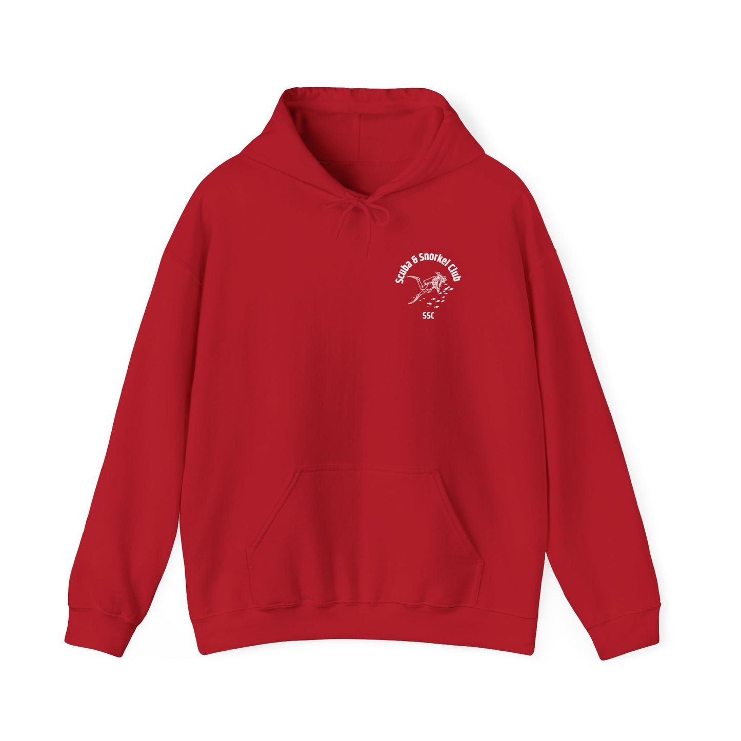 SSC Pullover Hoodie | Front Logo & Whale Shark Back (Unisex) – Perfect for Cozy Days and Gifts