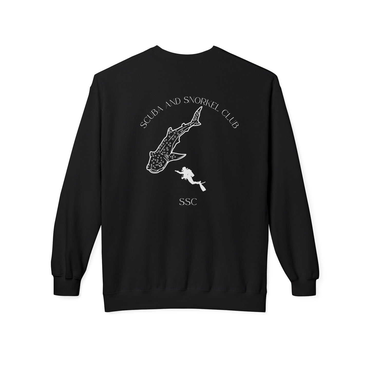 SSC Sweatshirt | Front Logo & Whale Shark Back (Unisex) β Soft and Cozy
