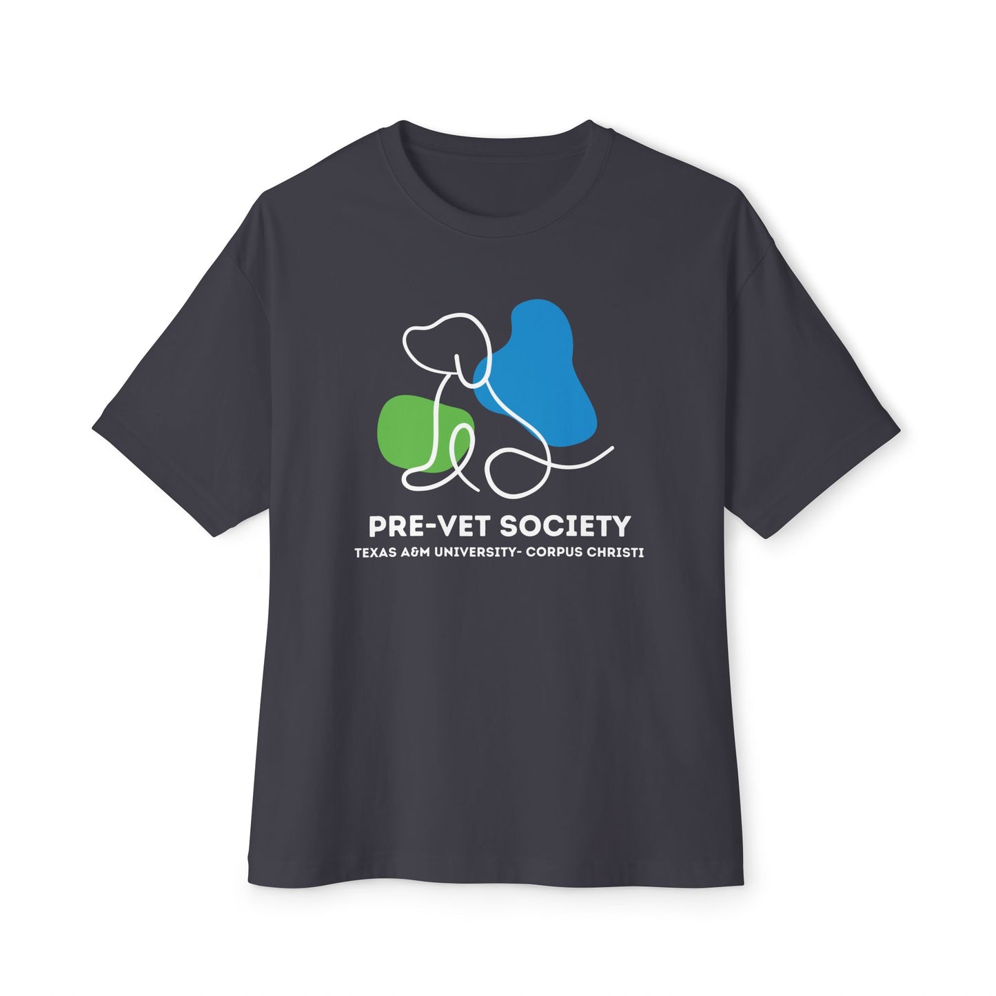 Pre-Vet Society Logo Bella Canvas Oversized Boxy Tee Unisex