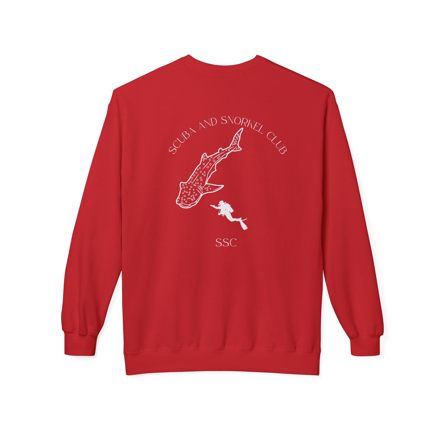 SSC Sweatshirt | Front Logo & Whale Shark Back (Unisex) β Soft and Cozy