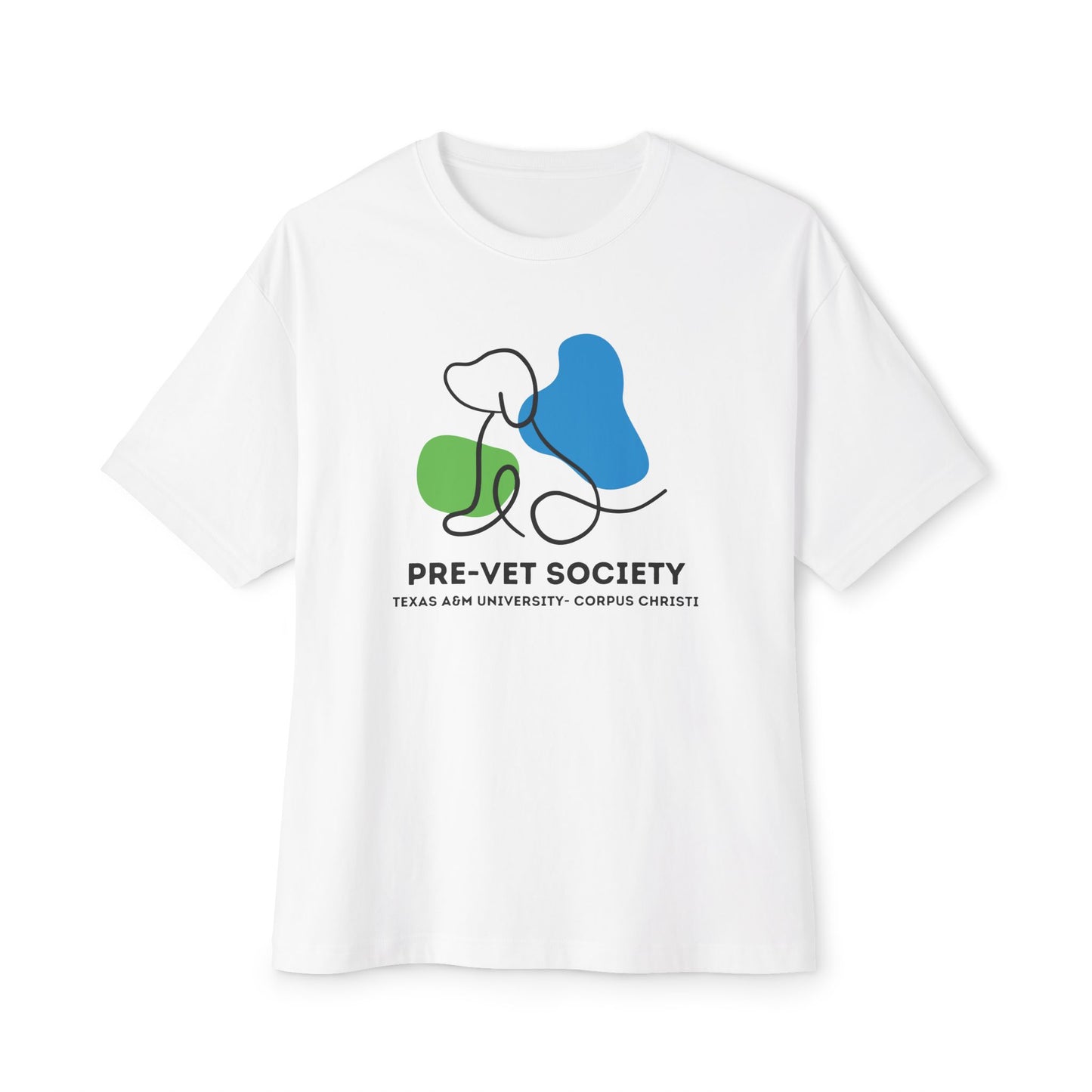 Pre-Vet Society Logo Bella Canvas Oversized Boxy Tee Unisex