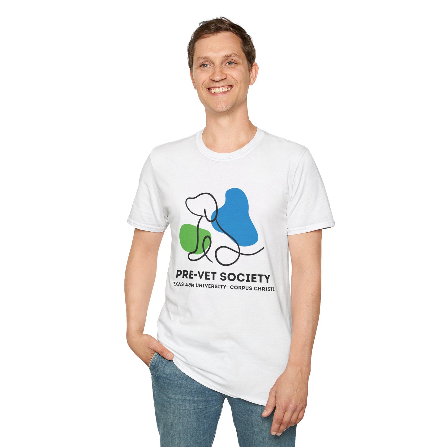Pre-Vet Society Logo Unisex Gildan Softstyle T-Shirt