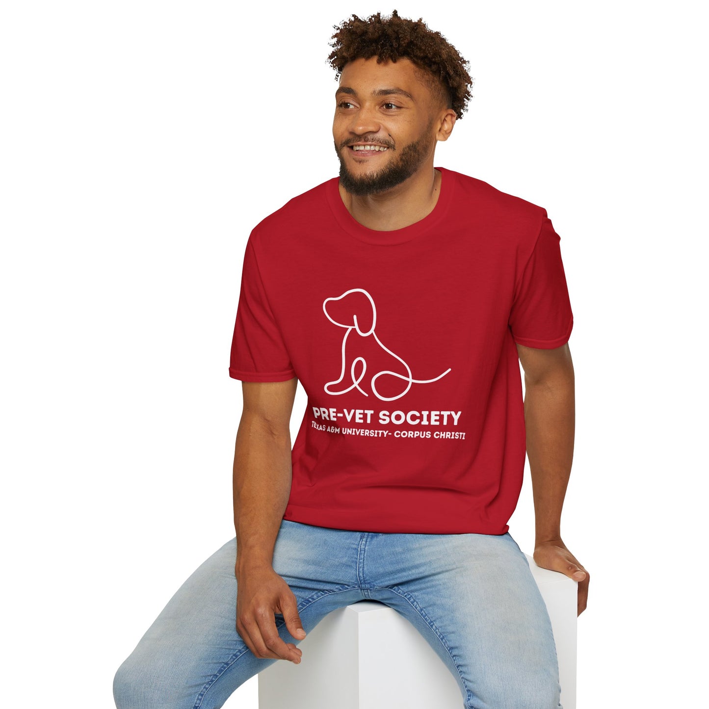 Pre-Vet Society Logo Unisex Gildan Softstyle T-Shirt