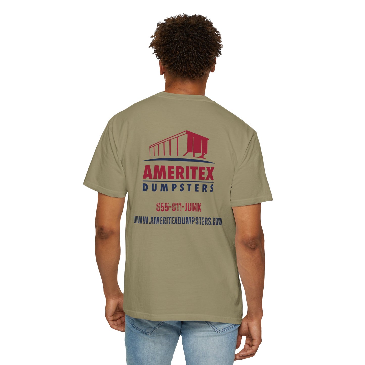 Ameritex Dumpsters "Moving America's Garbage Away" Style 2 Comfort Colors Garment-Dyed T-shirt Unisex