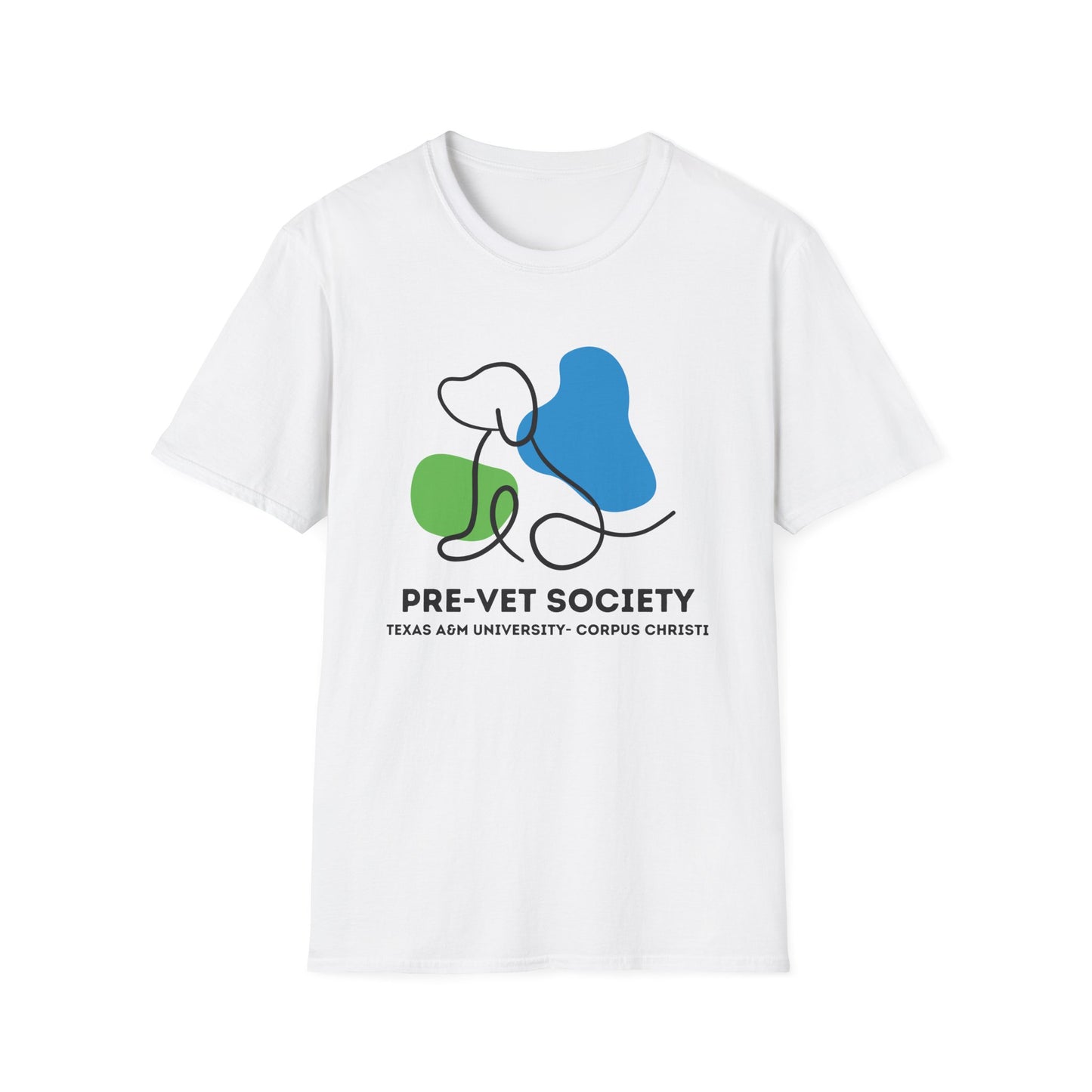 Pre-Vet Society Logo Unisex Gildan Softstyle T-Shirt